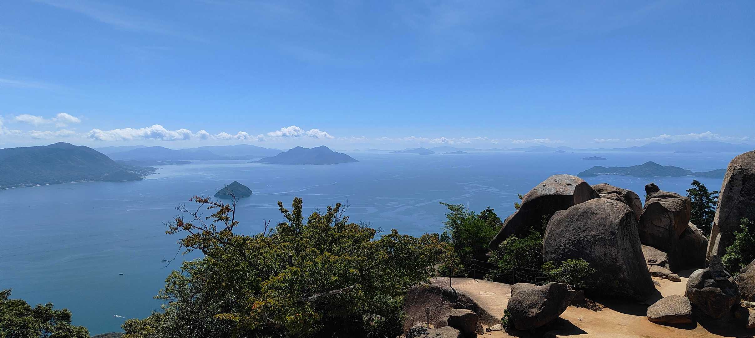 弥山展望台より
