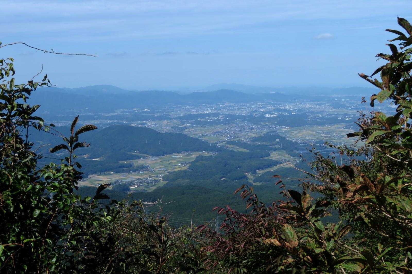 屏山から見る筑豊の町