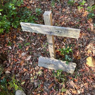 鈴谷峠。来るたびに看板が劣化している…。