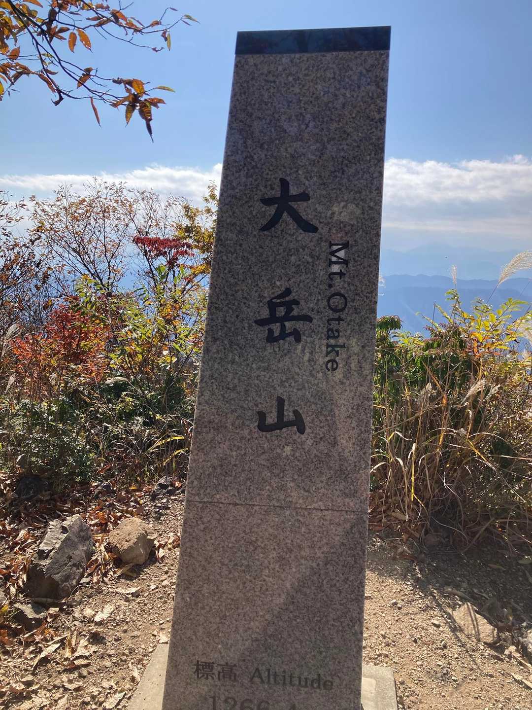 御岳山駅-御岳山-大岳山 往復コースの写真