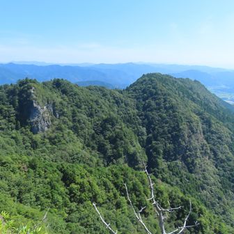 ←馬鹿試しと、横倉山山頂→