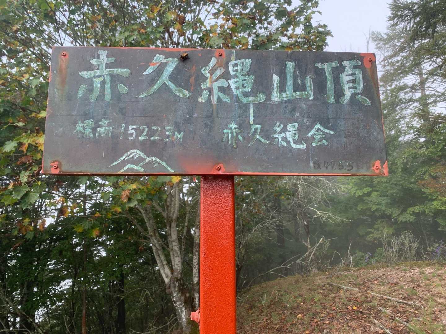 北コース入口-赤久縄山 往復コースの写真