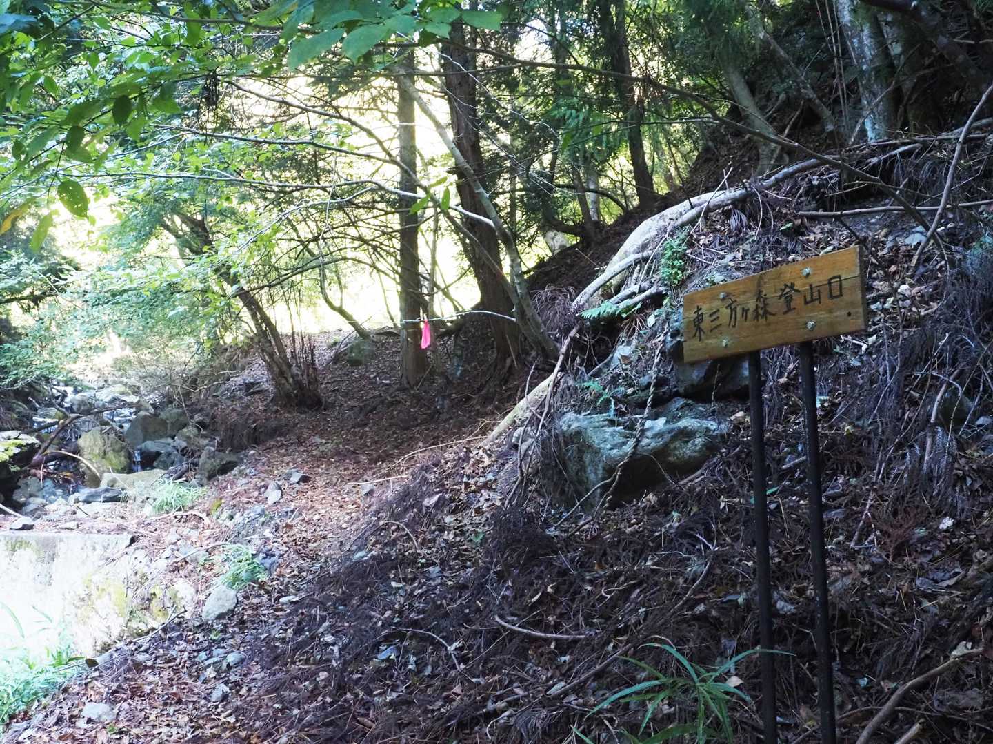 東三方ヶ森登山口