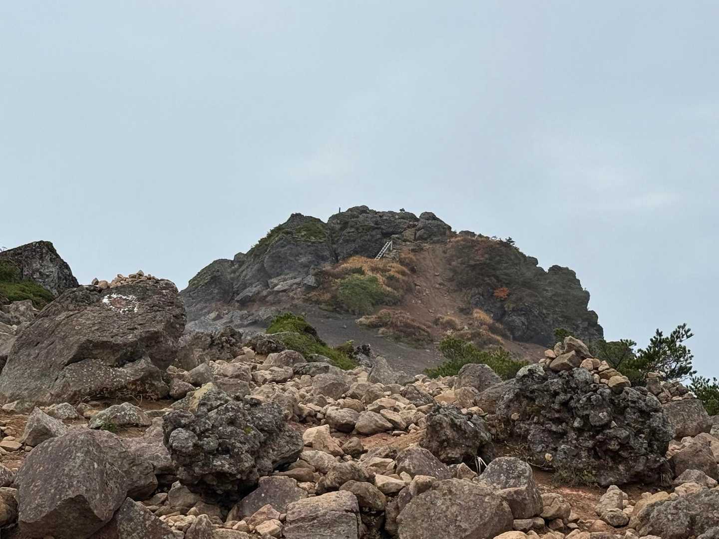山頂が見えてきました⛰️