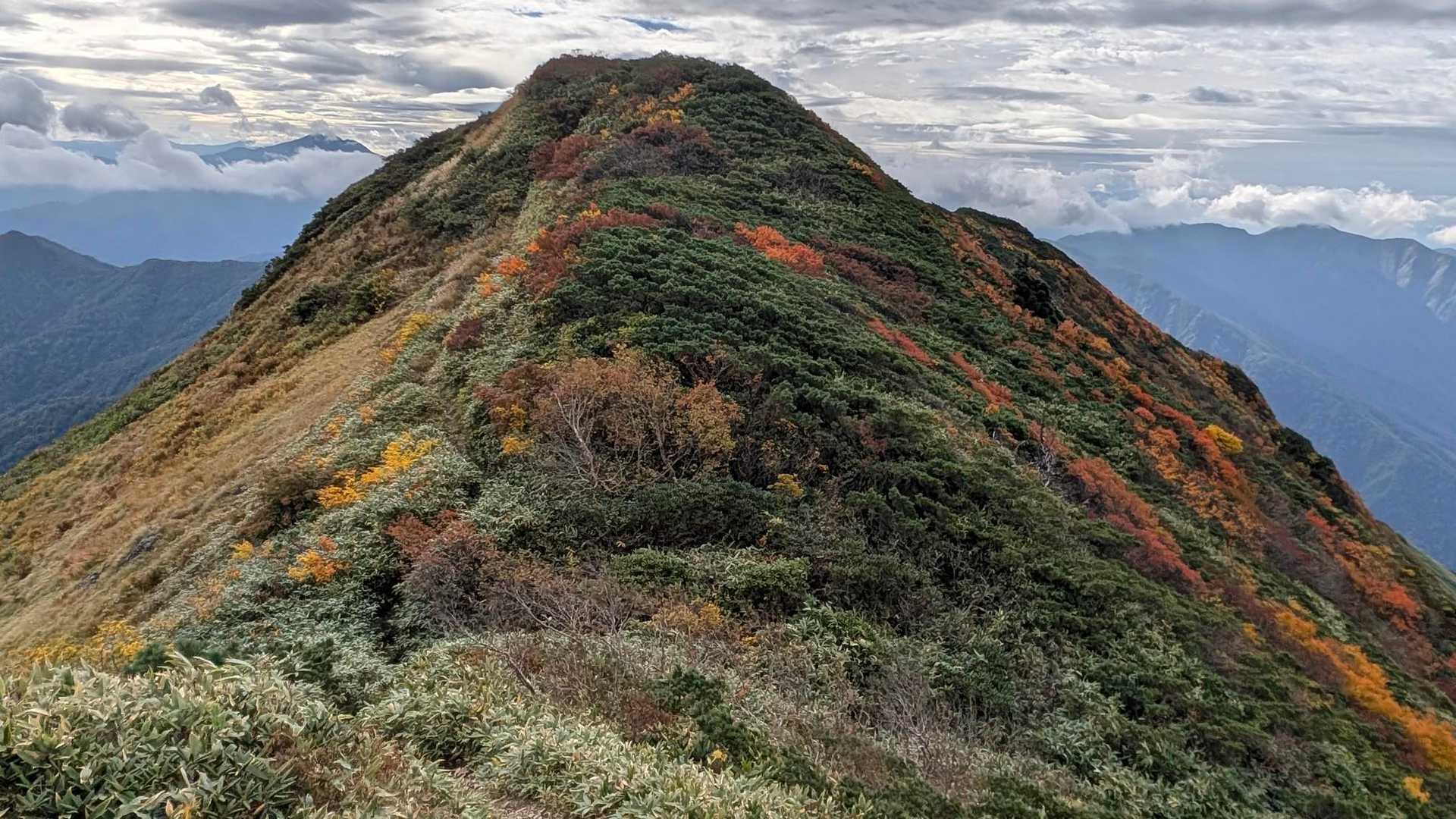 紅葉したね
中ノ岳、綺麗だよ😭👍