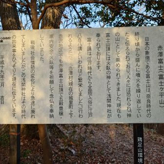 近くに富士山が見える場所がありますし