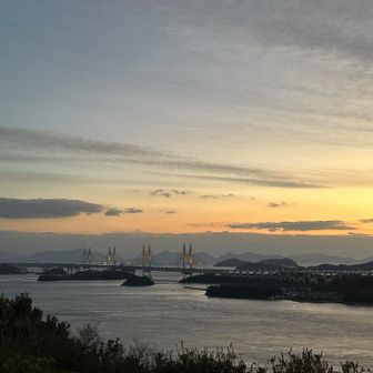 今夜は瀬戸大橋ライトアップされてますよー✨