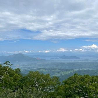 洞爺湖見えました😊中島行ってみたい