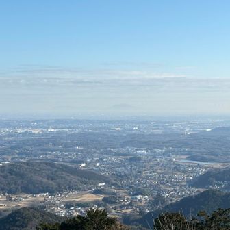 うっすら見えてるのは筑波山⛰️