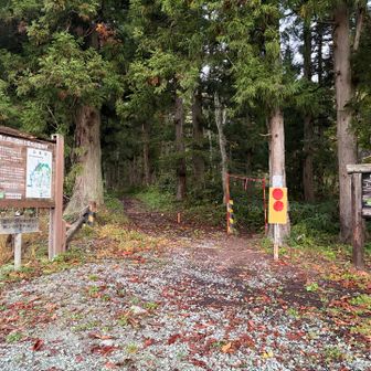 登山口、お邪魔します