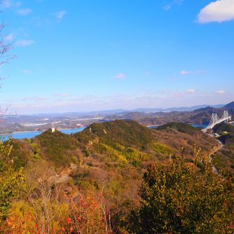 因島大橋の見える布刈瀬戸