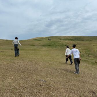 家族は嫌々登ります😅