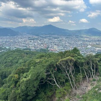 山頂展望台から