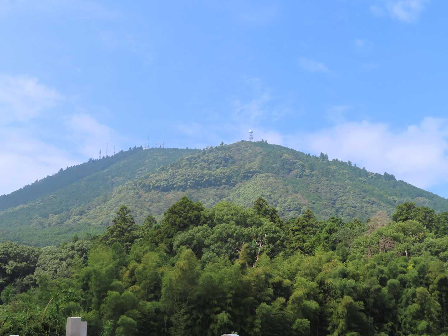 降りた頃にはだいぶ晴れてきました。