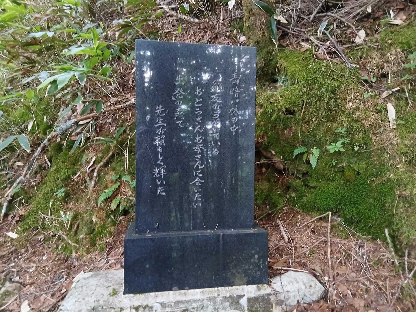 中学生たちが落雷事故に遭った現場・・