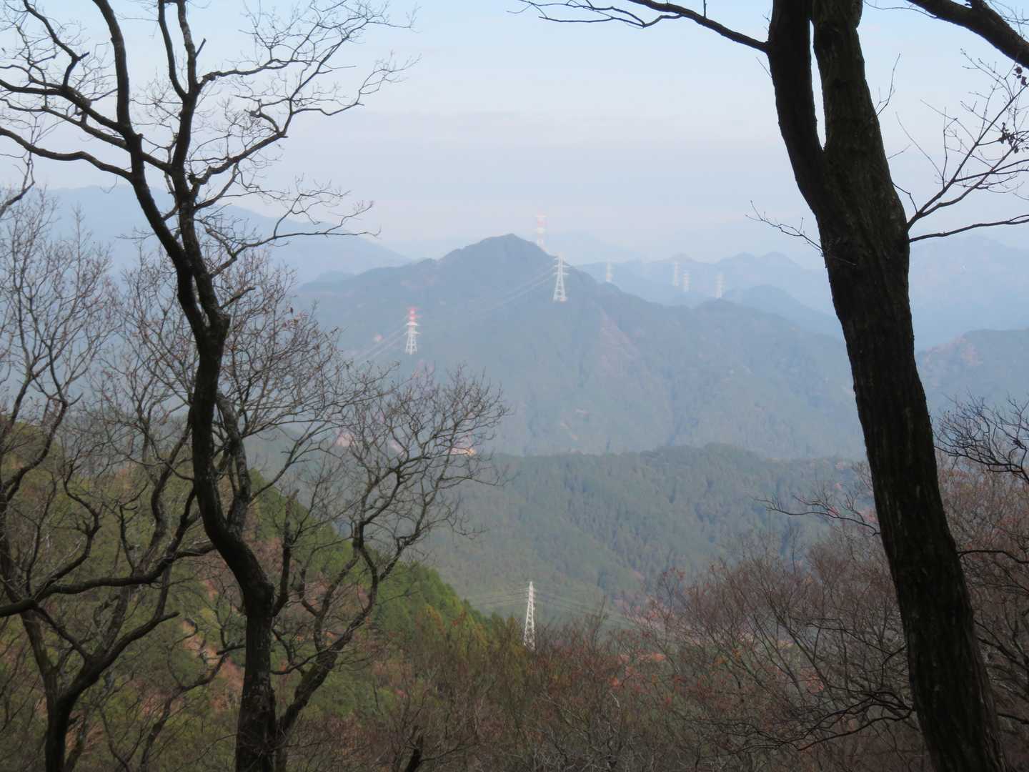 鈴鹿南部の山かな？