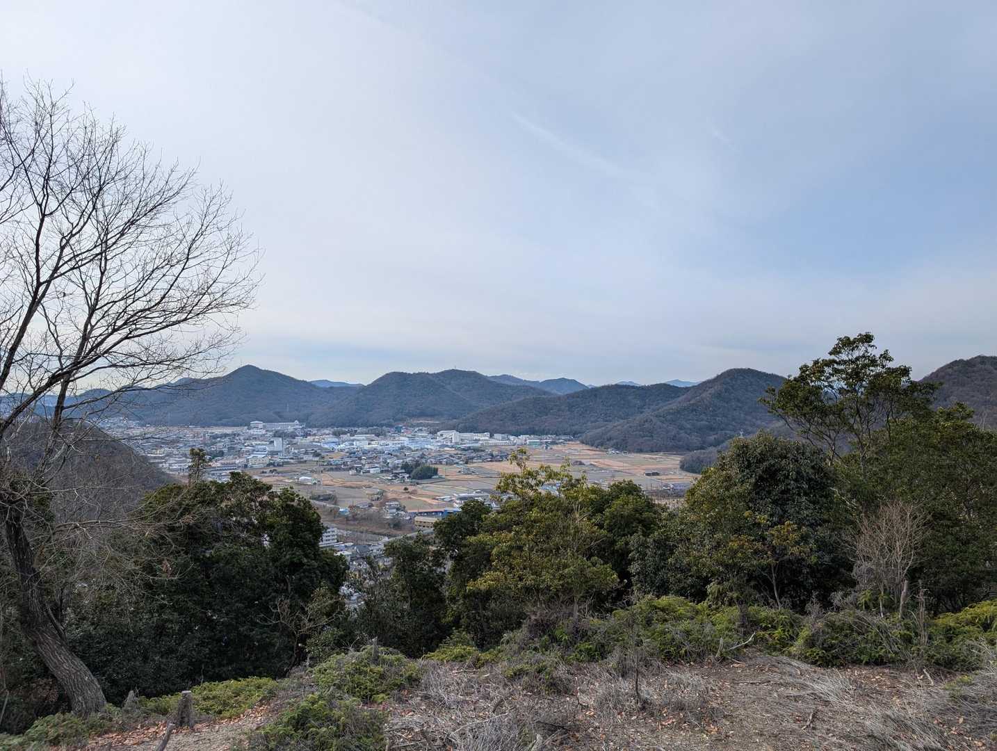 南側、桜山や苫編山