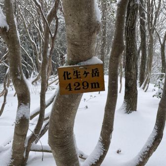 汗冷えして寒い🥶

スマホの充電コネクタが水滴を検出してしまい充電ができなくなってしまった😰
写真を撮るのは控えてスマホの充電を切らさないように節電しないと…😭

山城山付近でかなり吹雪いてGPSの記録がおかしなことに💦

下界は寒くて雪がシャーベット状態😱
歩道を歩いていたのに、車に雪をかけられて寒さで地獄でした😨（雪は大嫌いです❗️）

おつかれ！トレイル遊❗️笑