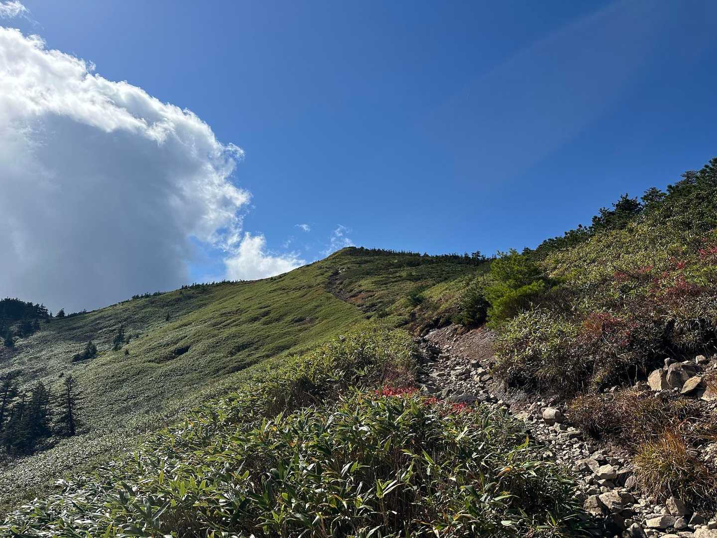 ロープウェイ終点-西吾妻山 周回コースの写真