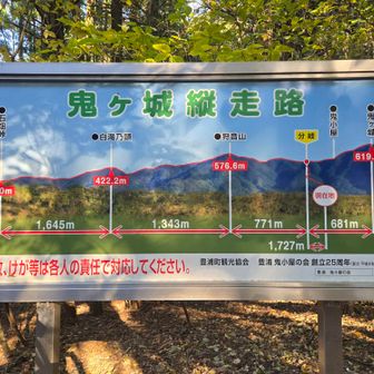 縦走路の詳しい説明が👀