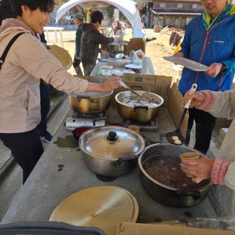ぜんざいの準備も滞りなく出来上がったようで…
スタッフのみなさまありがとうございます💕