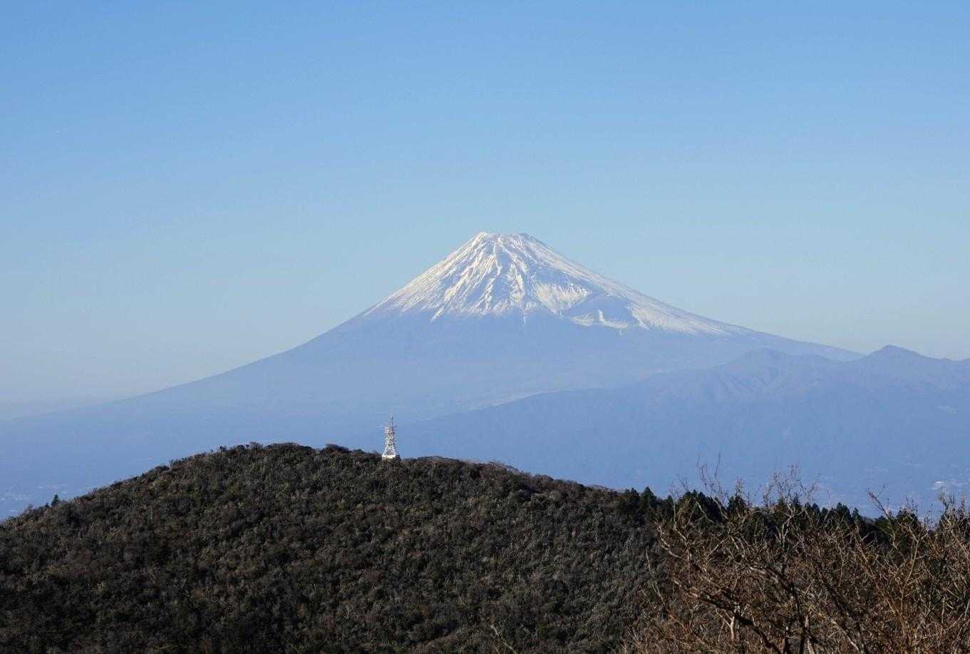 富士山は歩く途中ずっと見えたよ♬🥰