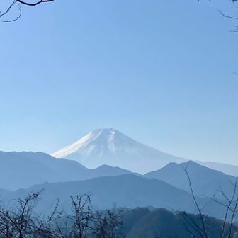 池ノ山展望台からの富士山ビュー。