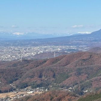 ここからは何と草津白根山が確認できた。初めて見るような気がする。