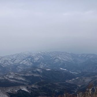 川桁山　と　安達太良は残念