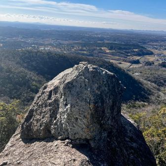 天狗岩。ここからの眺望も素晴らしい。
