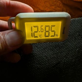 ファストパッキングのせいで寒くて起きた時の温度