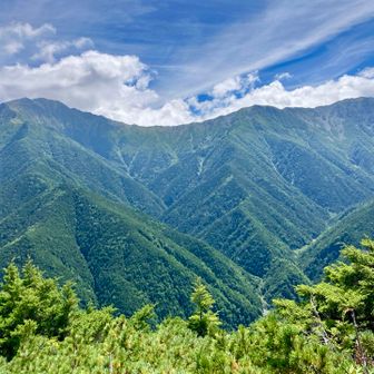 北岳と間ノ岳です