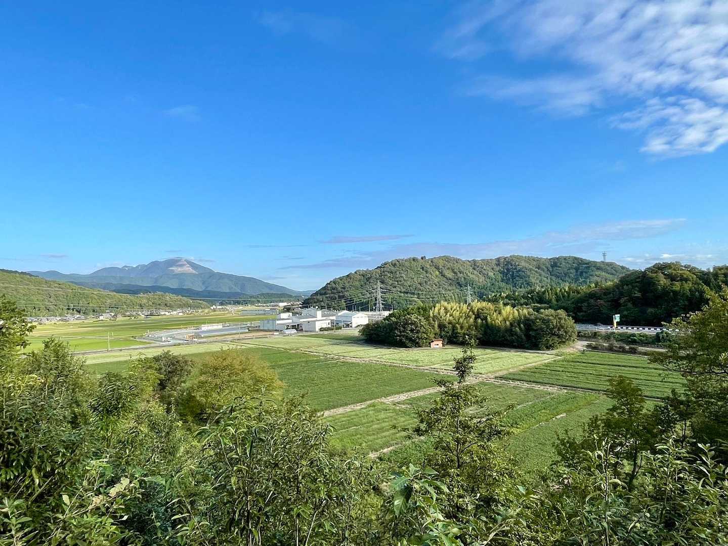 　　　↑伊吹山　　　　　↑虎御前山