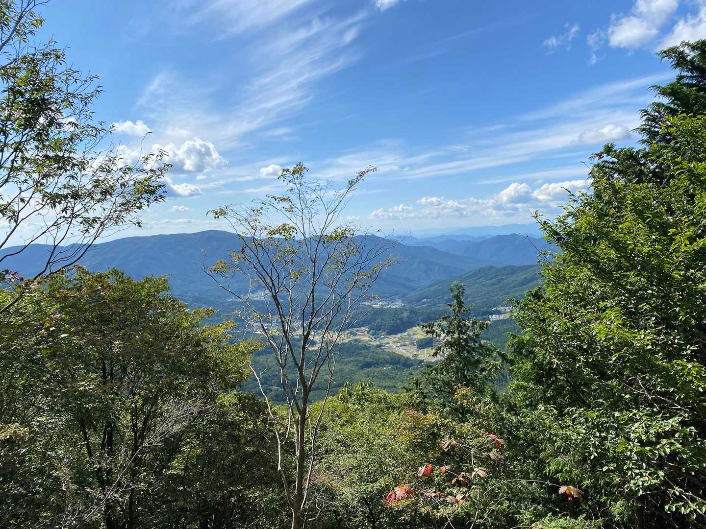 第一展望台から、西方を望む👀