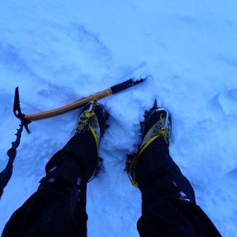 ピッケル・アイゼンに換装