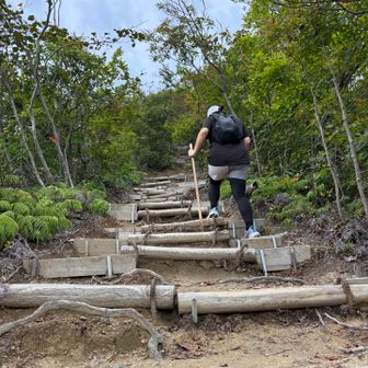 初登山に　ウキウキしてます笑笑
