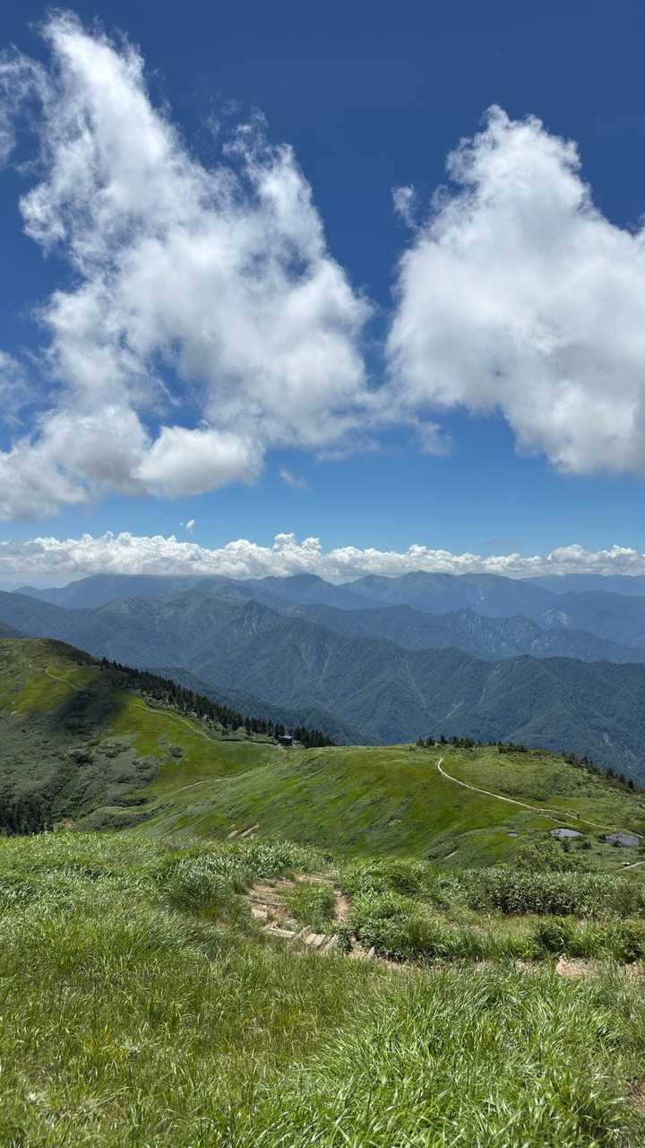巻機山、夏空の夫婦登山 の写真 29