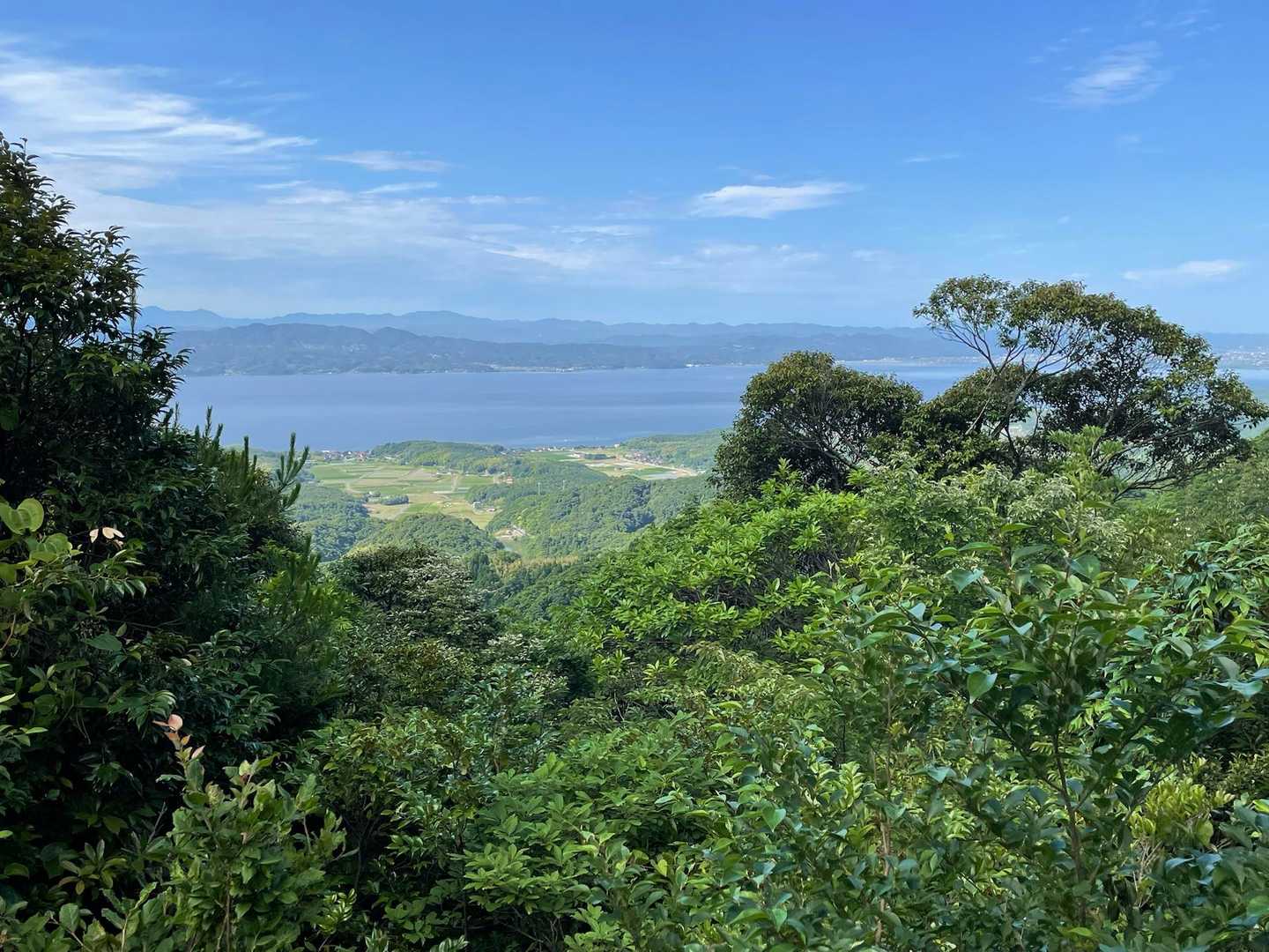 宍道湖方面。