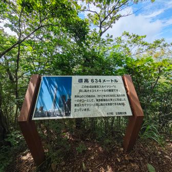 この地点の標高が634mというこで…なぜスカイツリーかは(。´･ω･)?