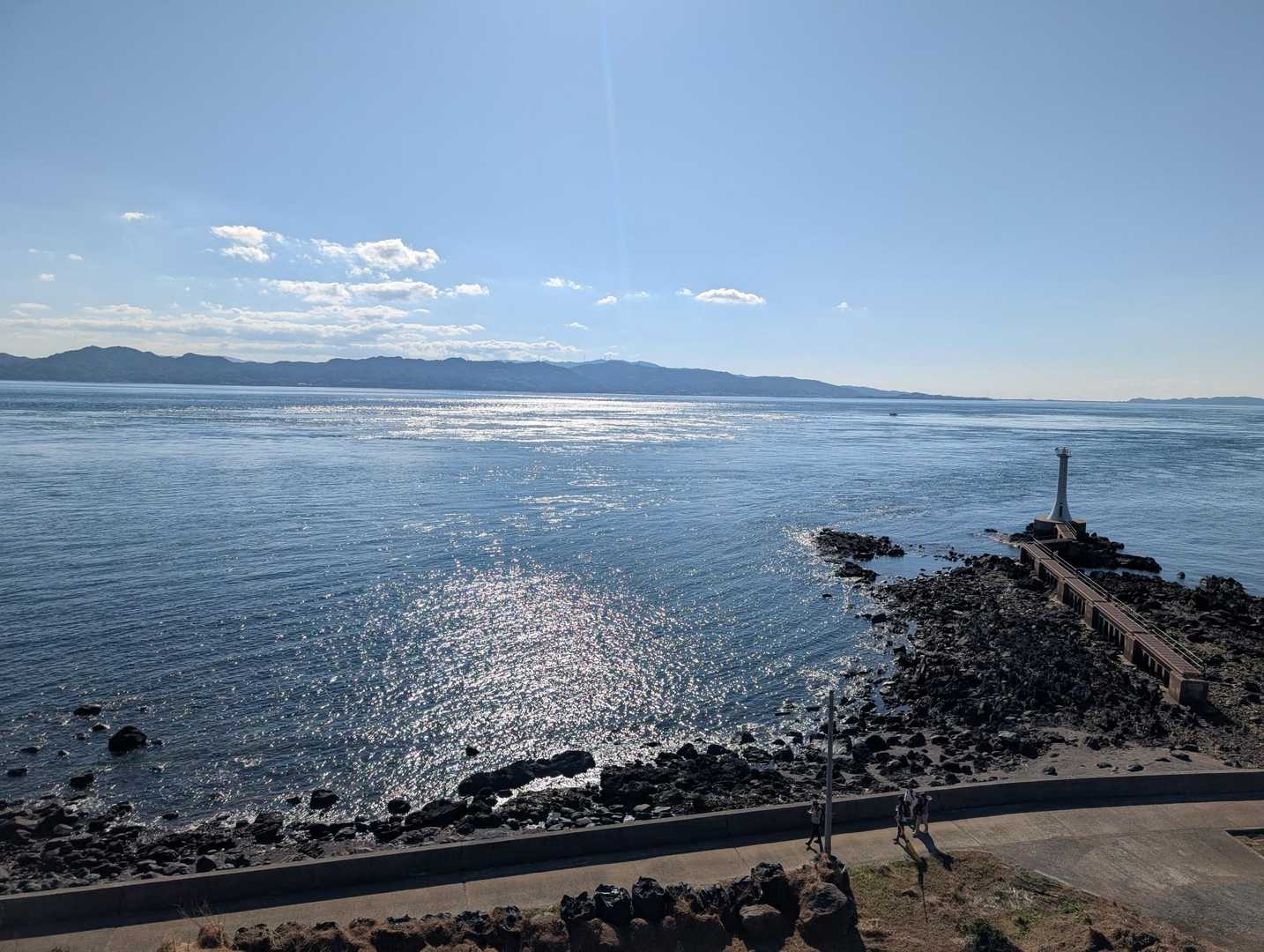 天気が良すぎて海キラキラ✨️
