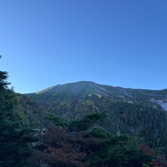 これから向かう摩利支天山
期待が高まる