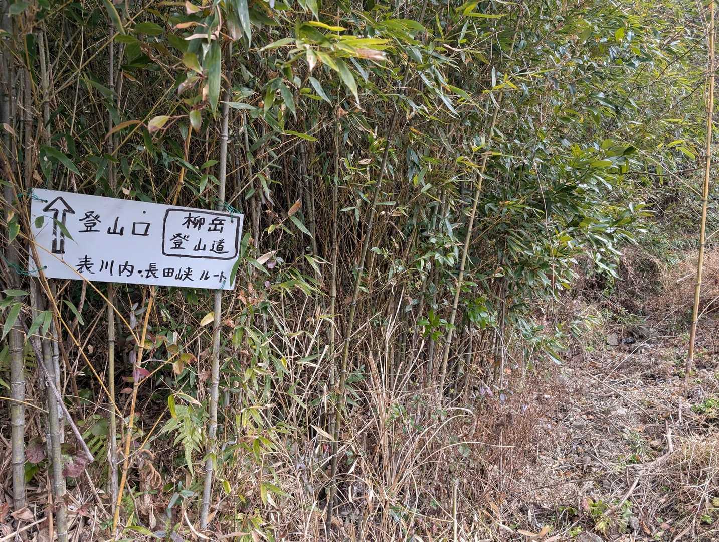 行きでここを見落とし
取り付きに苦労した