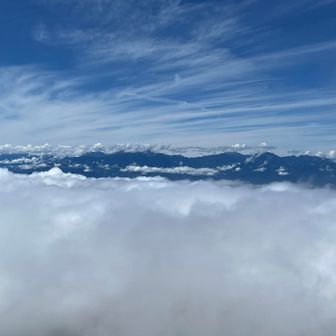 南アルプス
雲が掛かってきました。