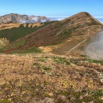南寒江山から以東岳、寒江山