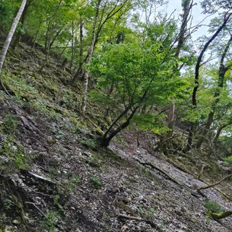 竜頭谷わ超えてすぐ。
ザレていて登りづらい。