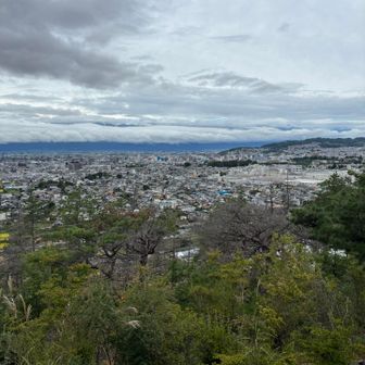展望台奥のピークまで行こうと思ったらキノコ取りのおじさんに遭遇🍄
熊よくおるでやめときって言われたので引き返しました😅
