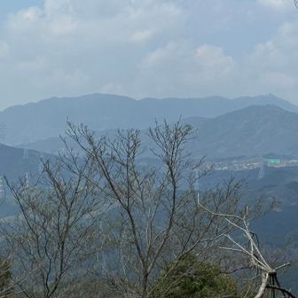 三郡山、宝満山方面