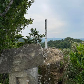 山頂からは360度の見晴らしでした。低山とは思えない良い景色