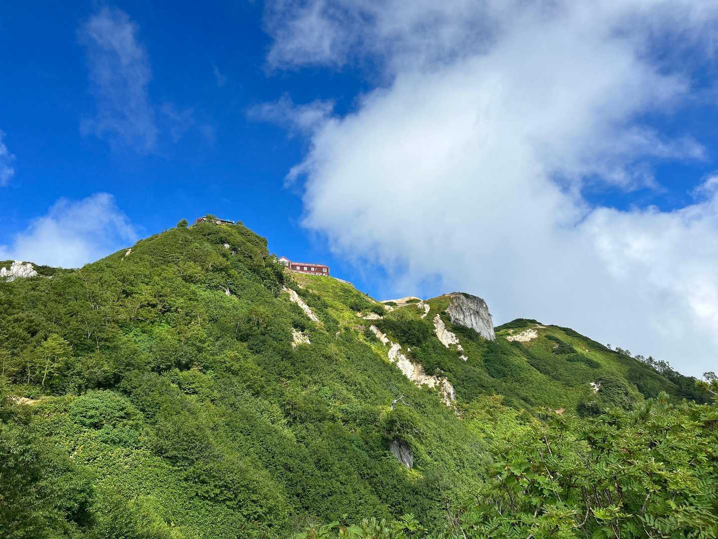 昨日は見えなかった景色（合戦小屋の頭にて）