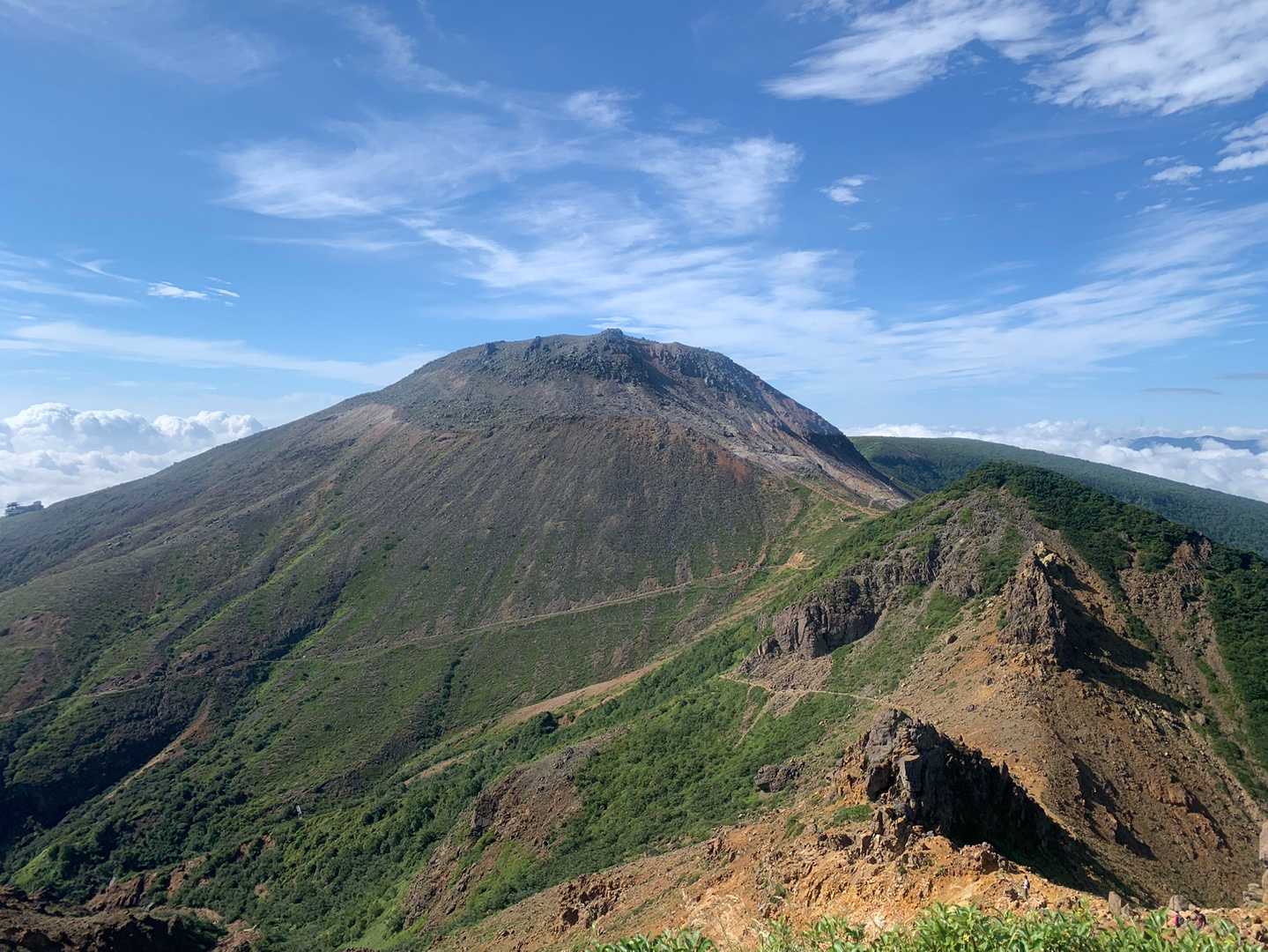 峠の茶屋登山口-朝日の肩-朝日岳 往復コースの写真
